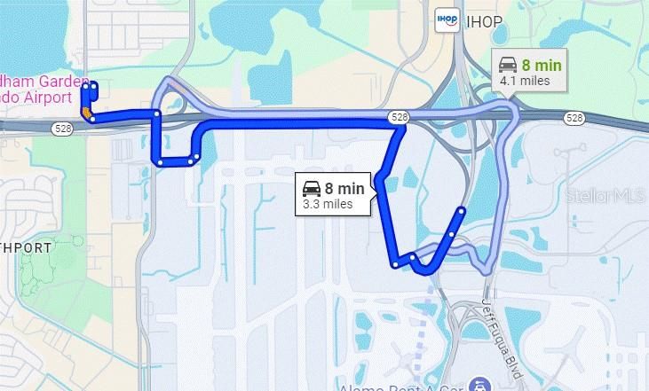 Just 8 Mins to Orlando International Airport