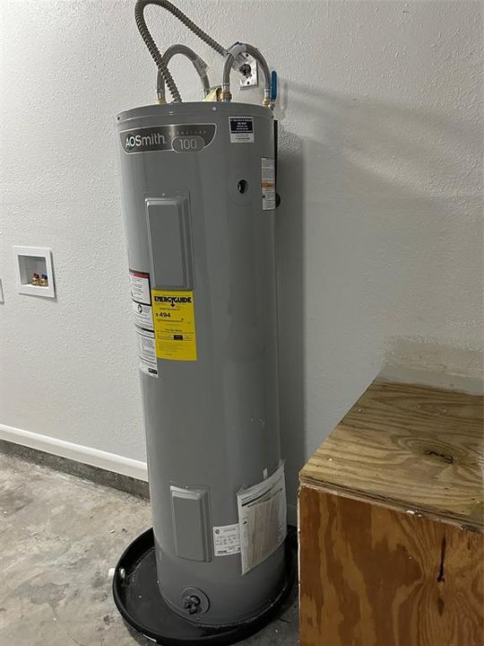 New hot water heater