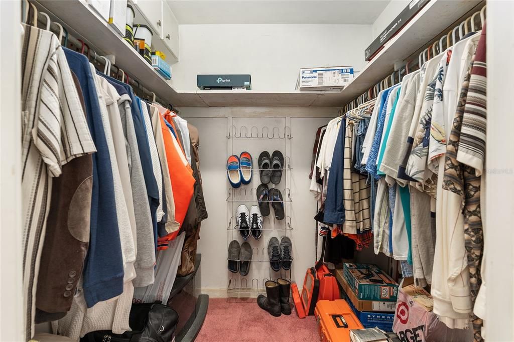 ONE OF THREE CLOSETS IN OWNER'S SUITE