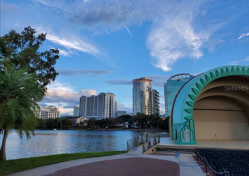 Walking distance to eola park