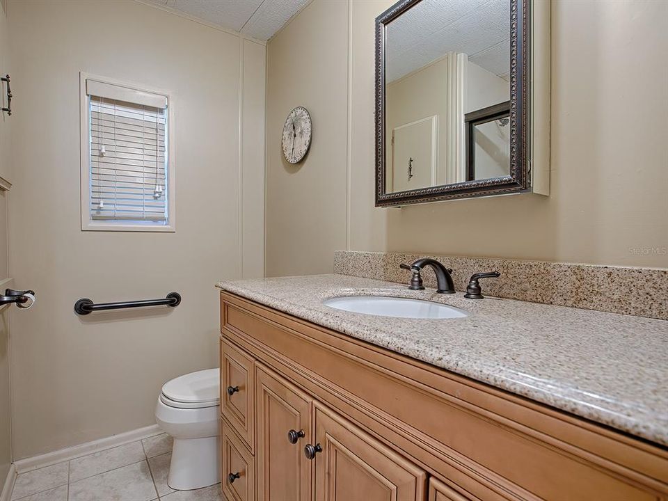 Guest Bathroom with Granite Counter