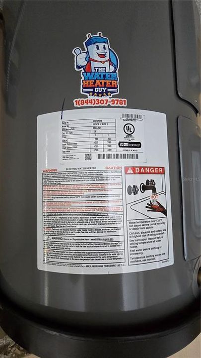 New Water Heater 2024