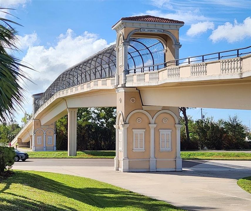 Legacy Bike Trail overpass in Venice