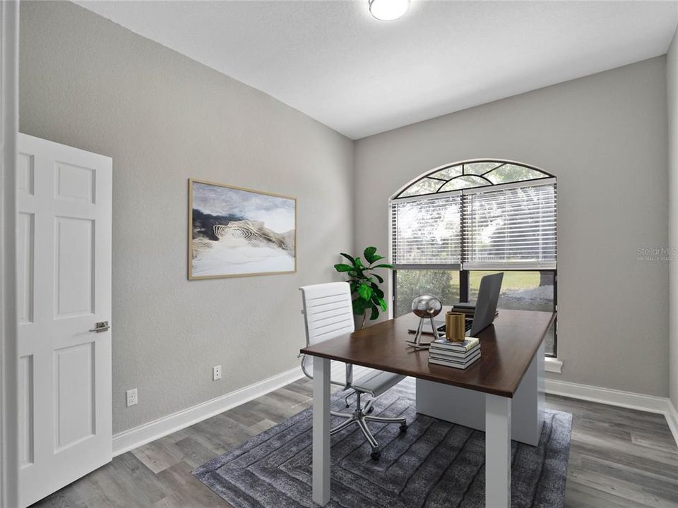 Three additional bedrooms give you versatile options for room to grow! Fourth bedroom. Virtually Staged.