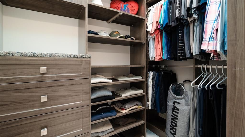 Custom Walk-In closet.