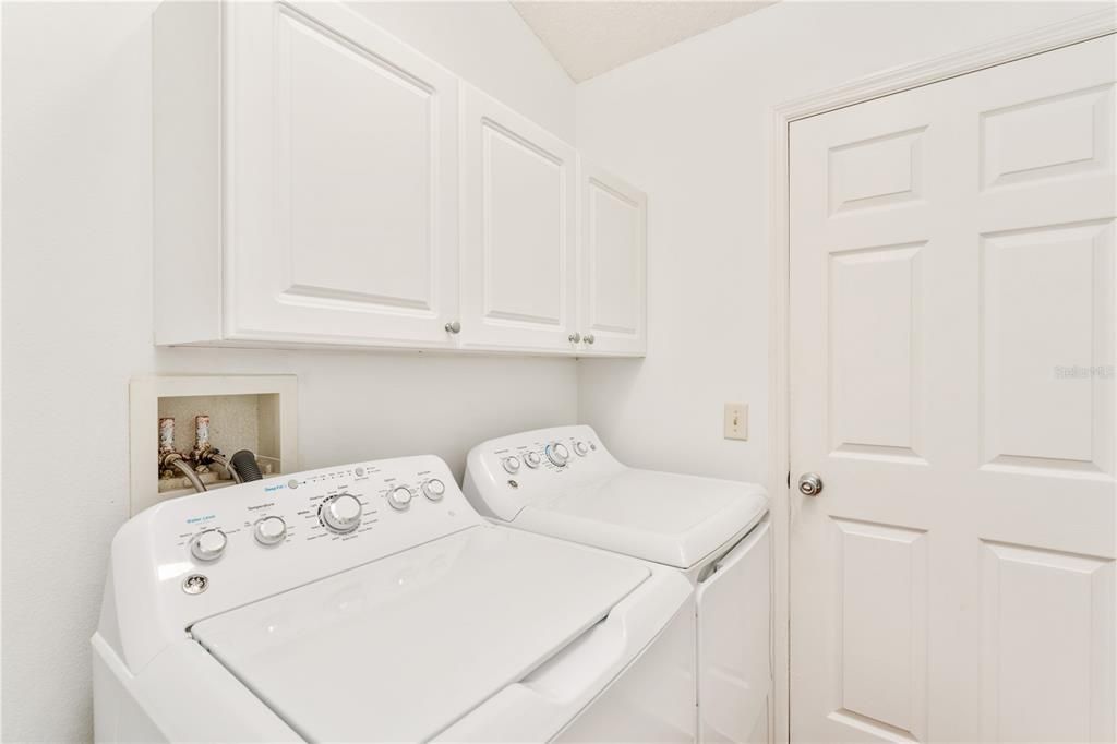 LAUNDRY ROOM with GARAGE ACCESS