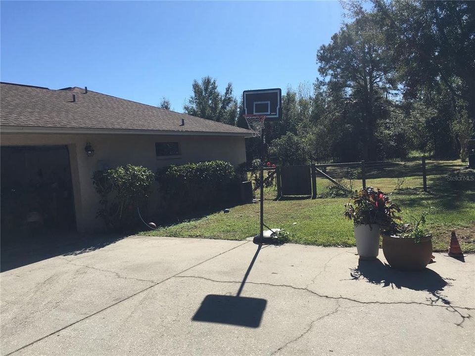 Driveway to Garage