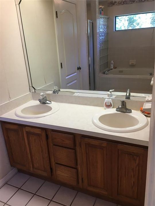 Double Sinks in Primary Bathroom