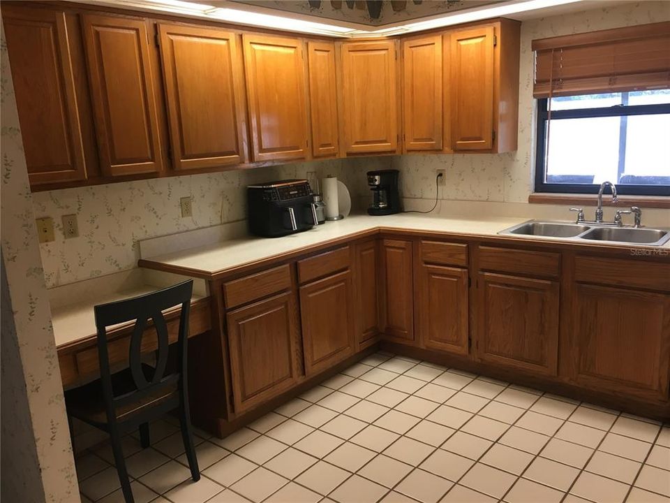 Desk in Kitchen