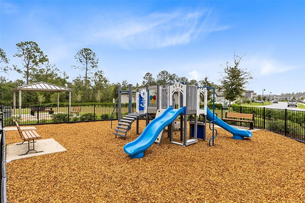 Great community amenities include a playground.