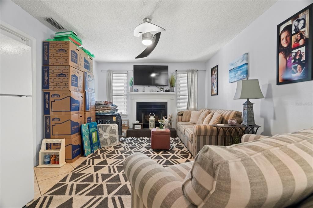 Family Room with Fireplace