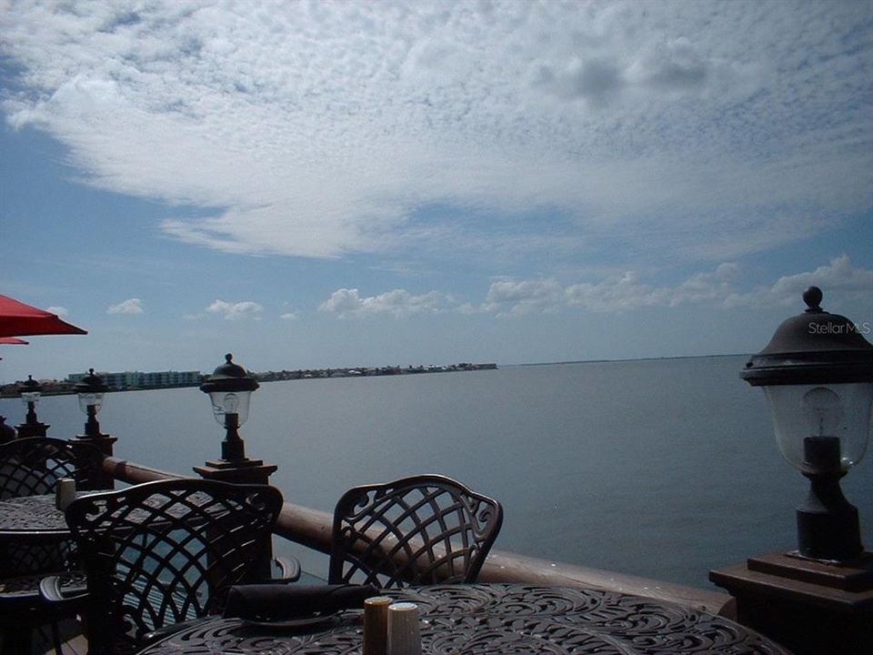 Enjoy the view from Captain's Table at the end of Fishermens Village