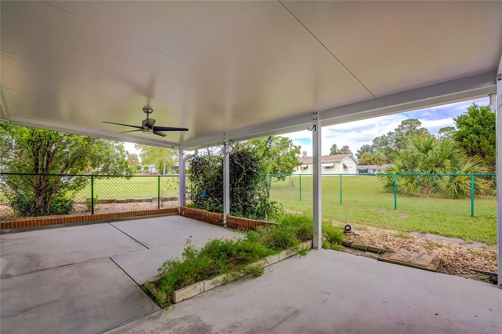 Covered Back Patio