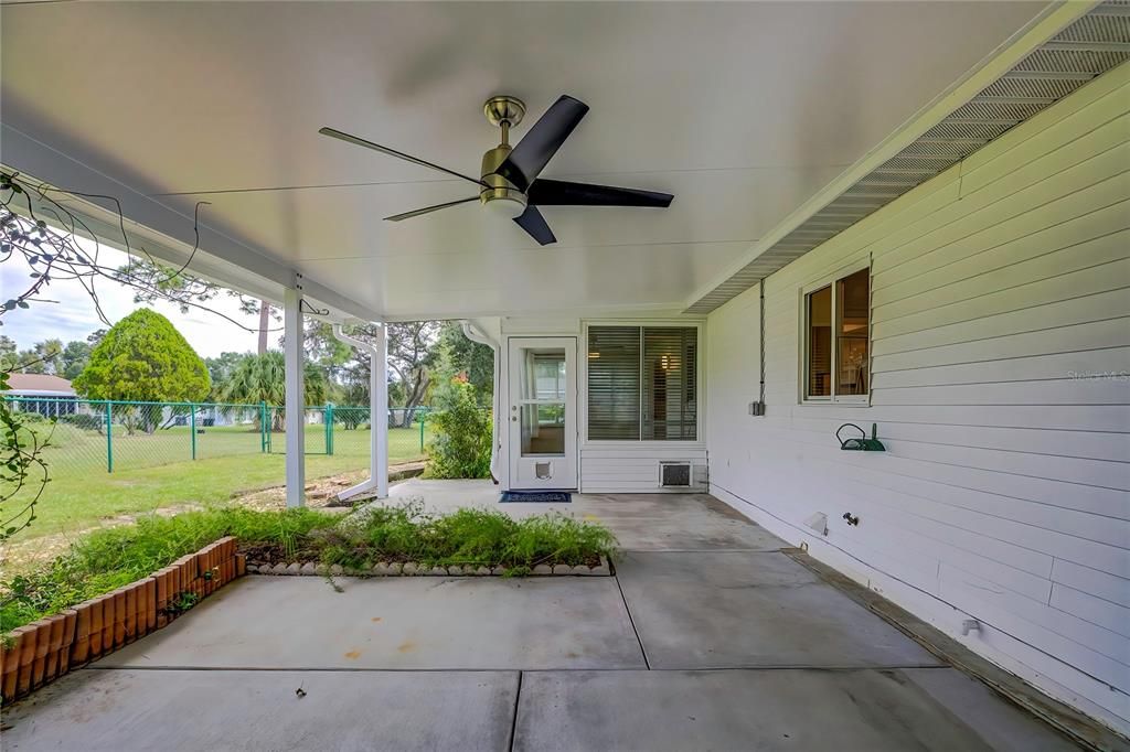 Covered Back Patio