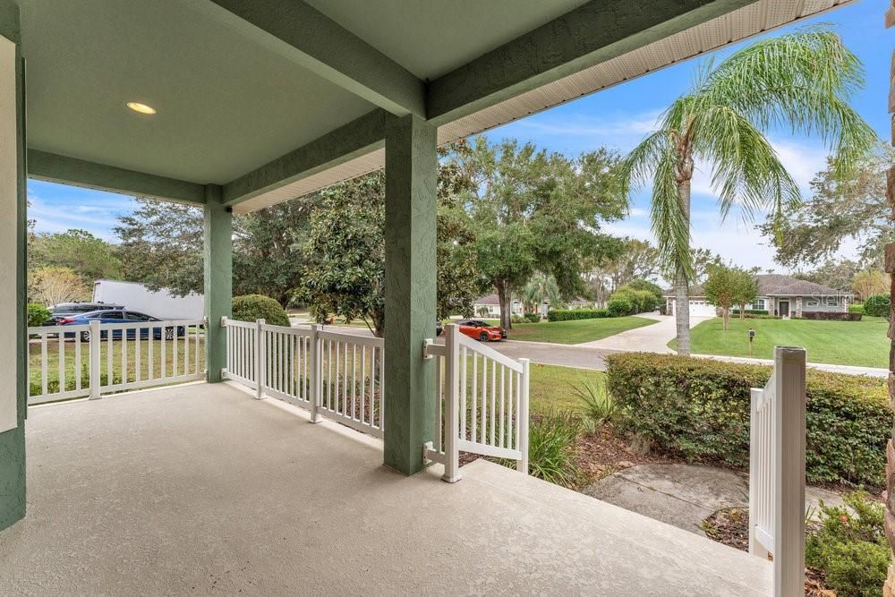 Spacious Front Porch