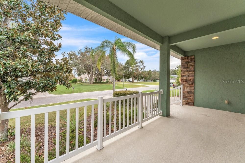 Spacious Front Porch