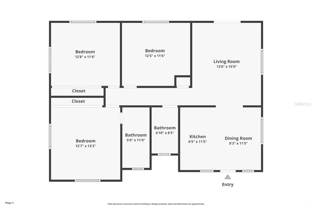 Upstairs floor plan