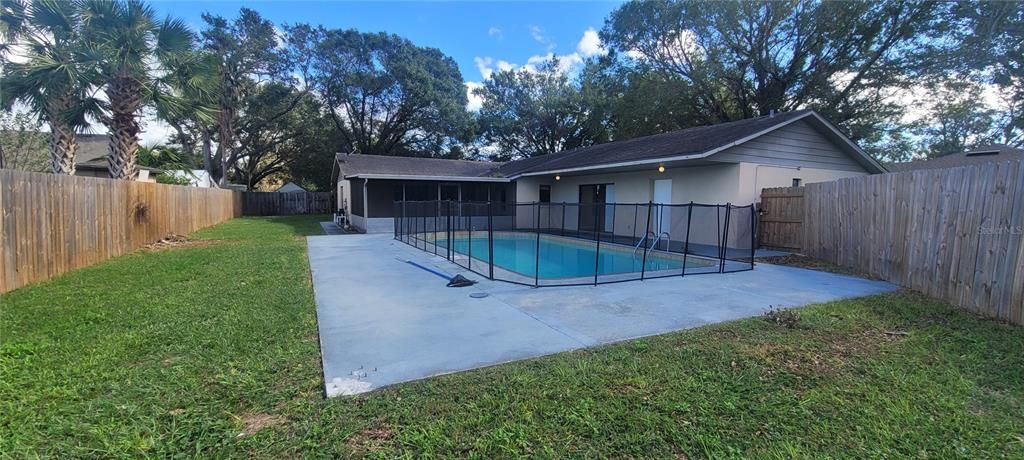 BACKYARD POOL AREA