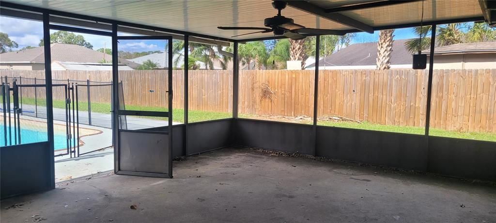 BACK PATIO ENCLOSURE