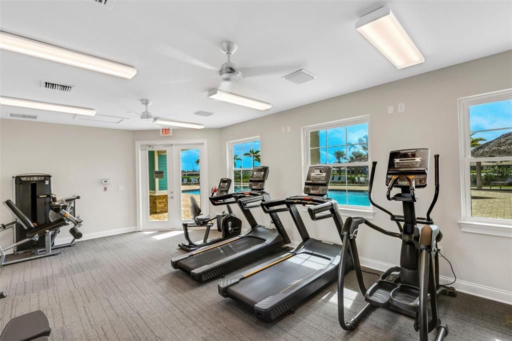 Community workout room