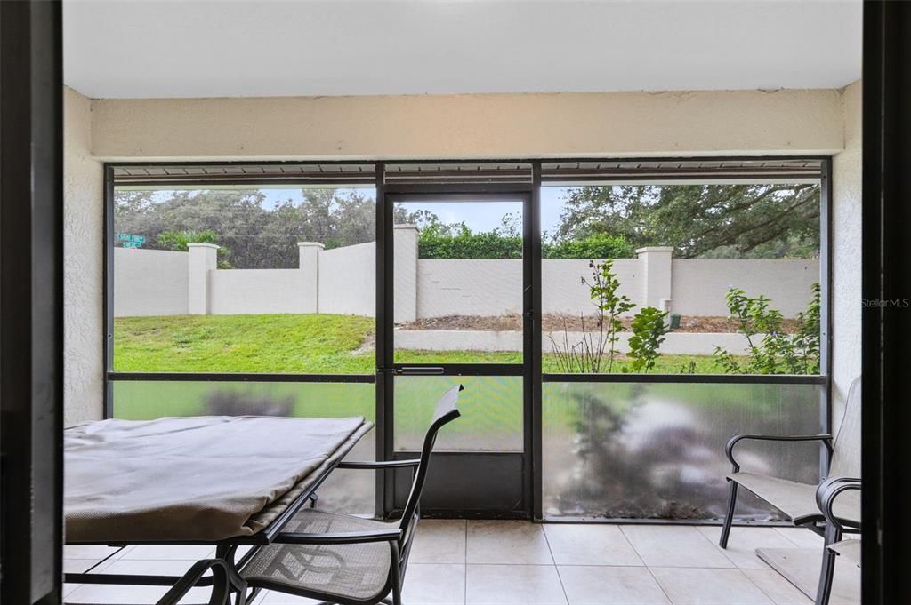 Large Doors Leading to Spacious Patio