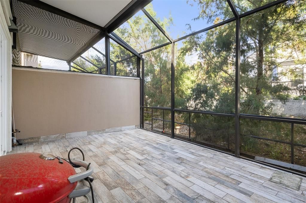 First level rear screened patio