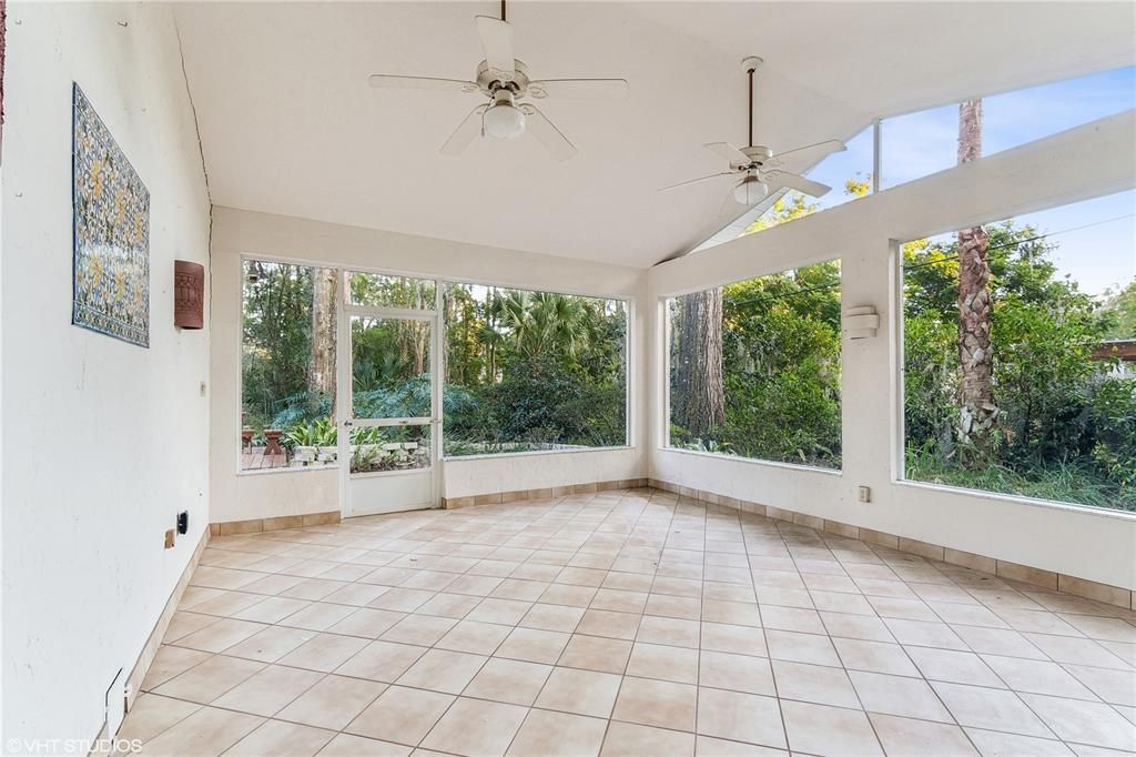 Screened porch