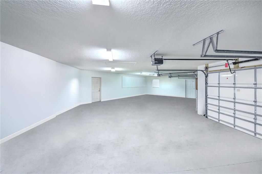 Over 1200 square feet of garage space.