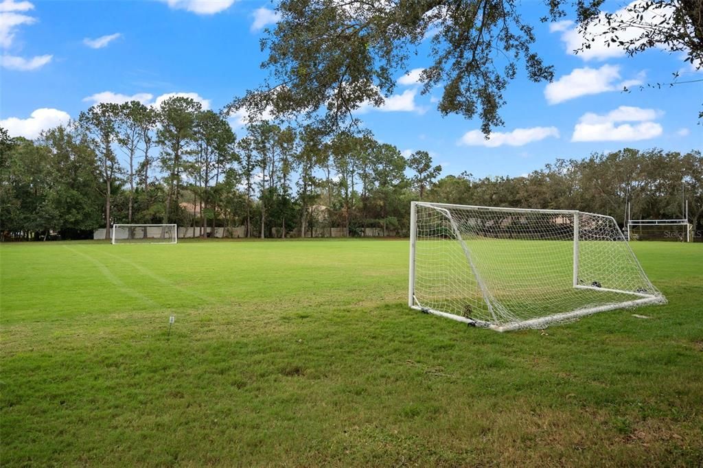 Lansbrook community soccer field