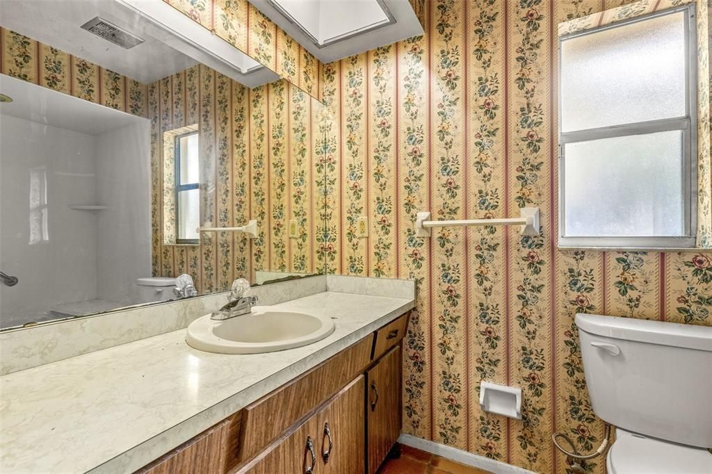 Primary bathroom room for double sink vanity