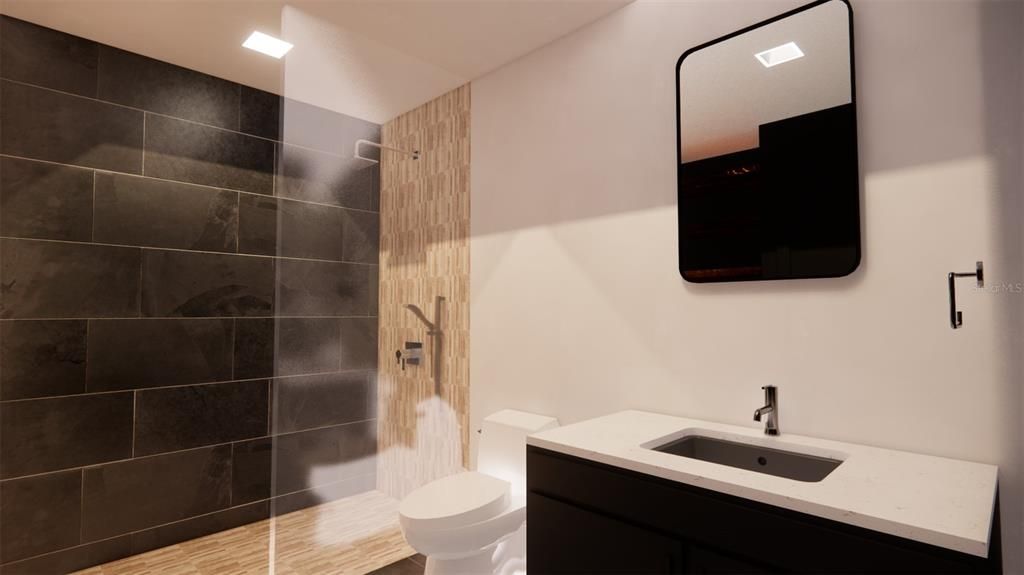 Bathroom rendering.. virtual photo..