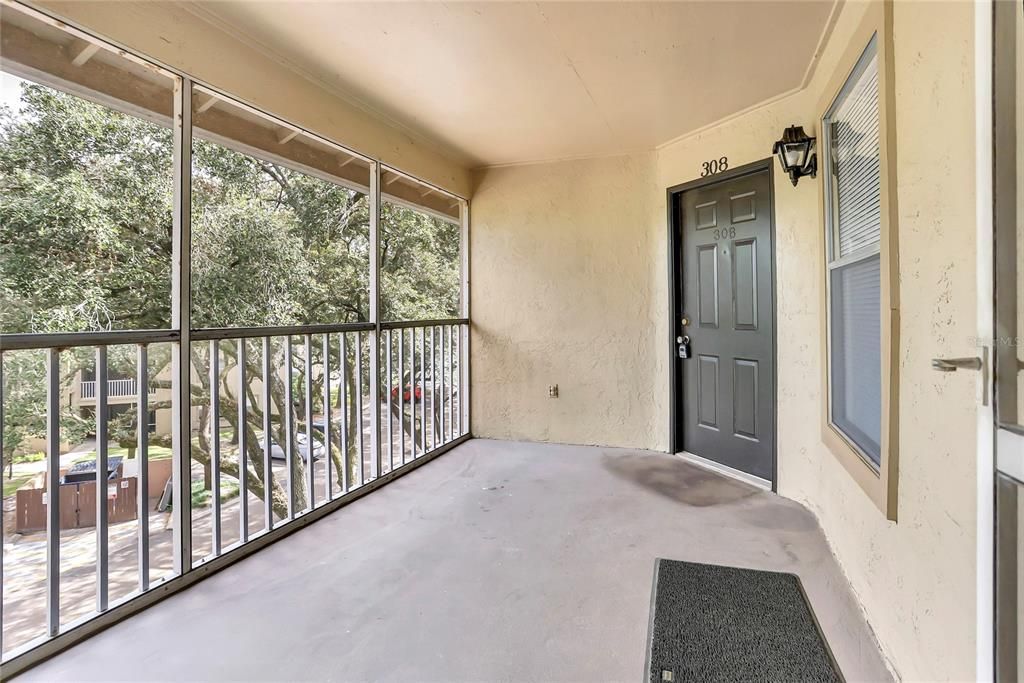 Screened Porch Entry