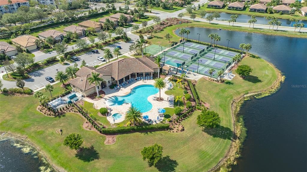 Sanctuary Pool, Clubhouse and 1 of 2 fitness centers.