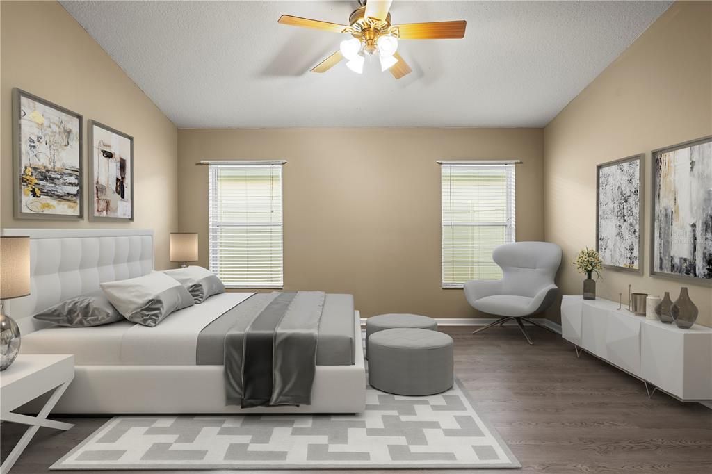 Master Bedroom (virtually Staged)