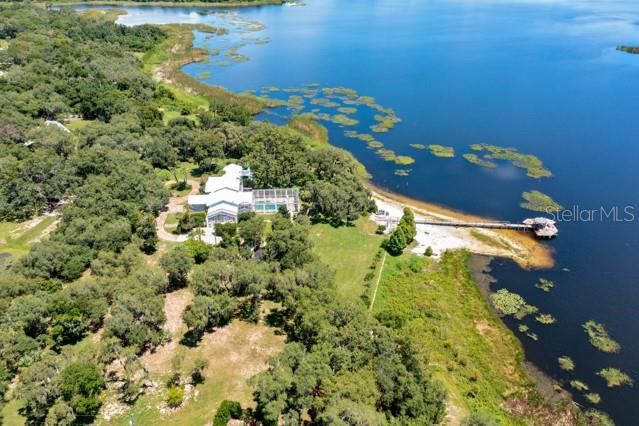 Aerial View of Johns Lake