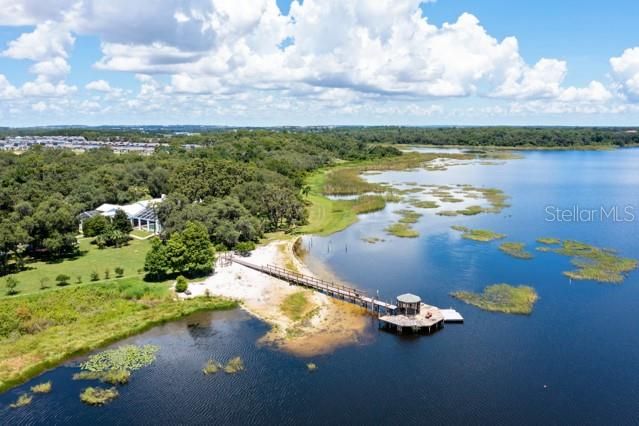 Aerial View of Johns Lake