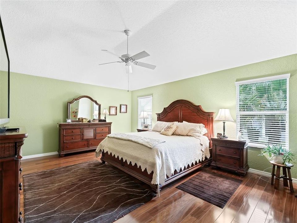 Master Bedroom with ample room for that King Size bedroom set!