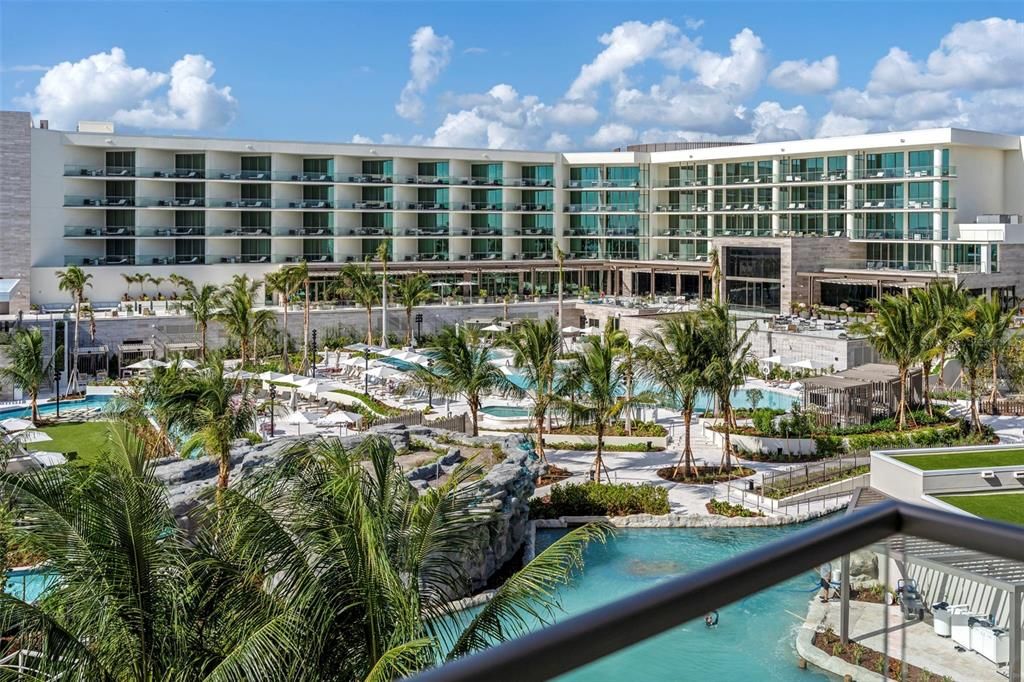 View of St. Regis Resort Pools from Terrace