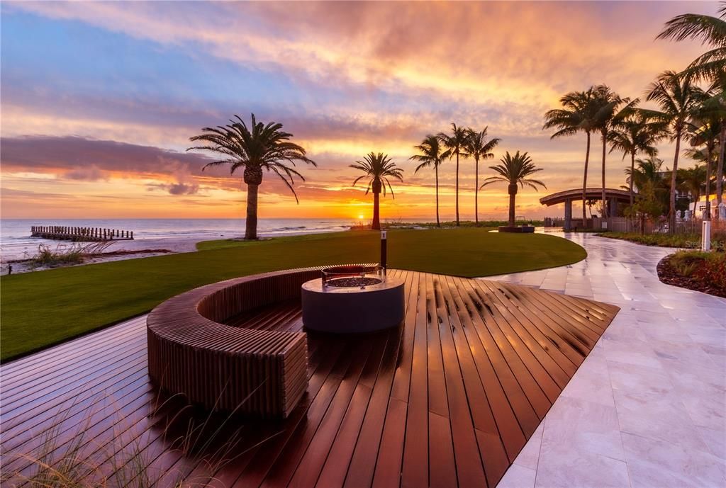 St. Regis Fire Pit & Beach Lawn