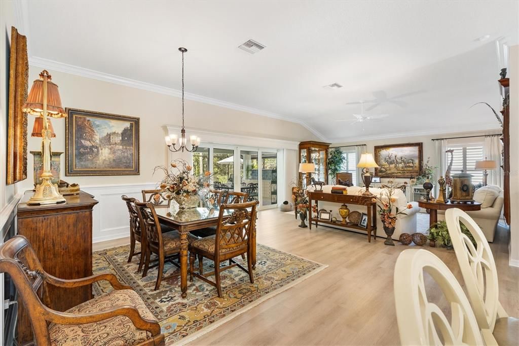 Dining Room looking to Living