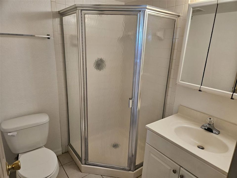 second bathroom with shower