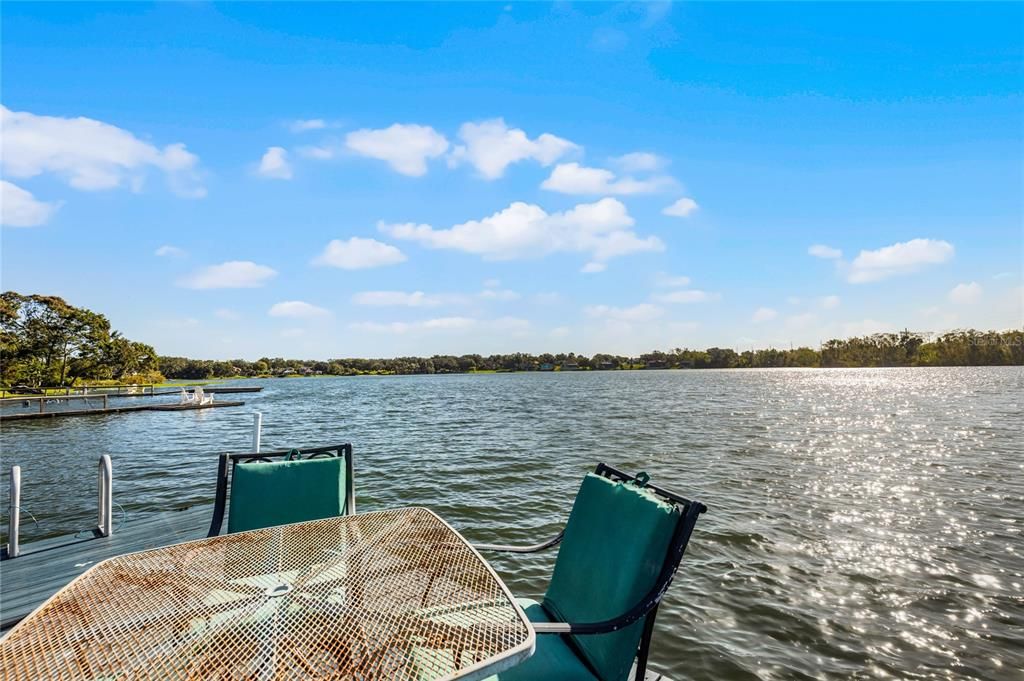 Dock View of 325 Lakefront Court