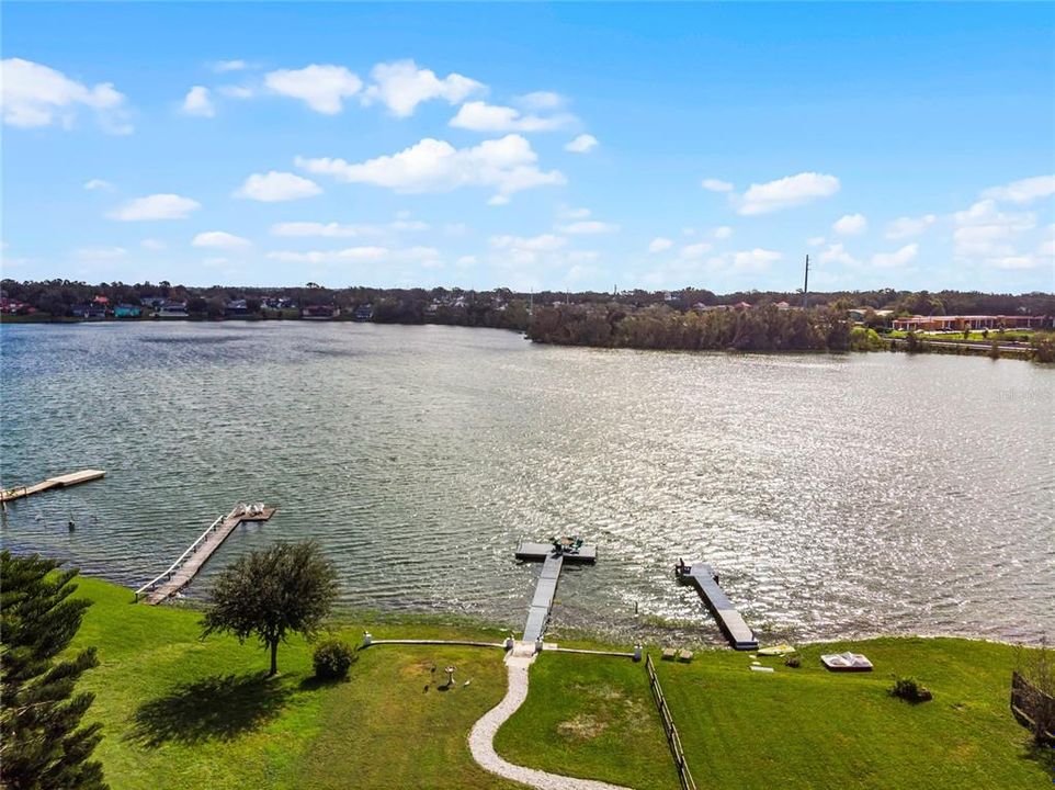 Dock/ Water View of 325 Lakefront Court