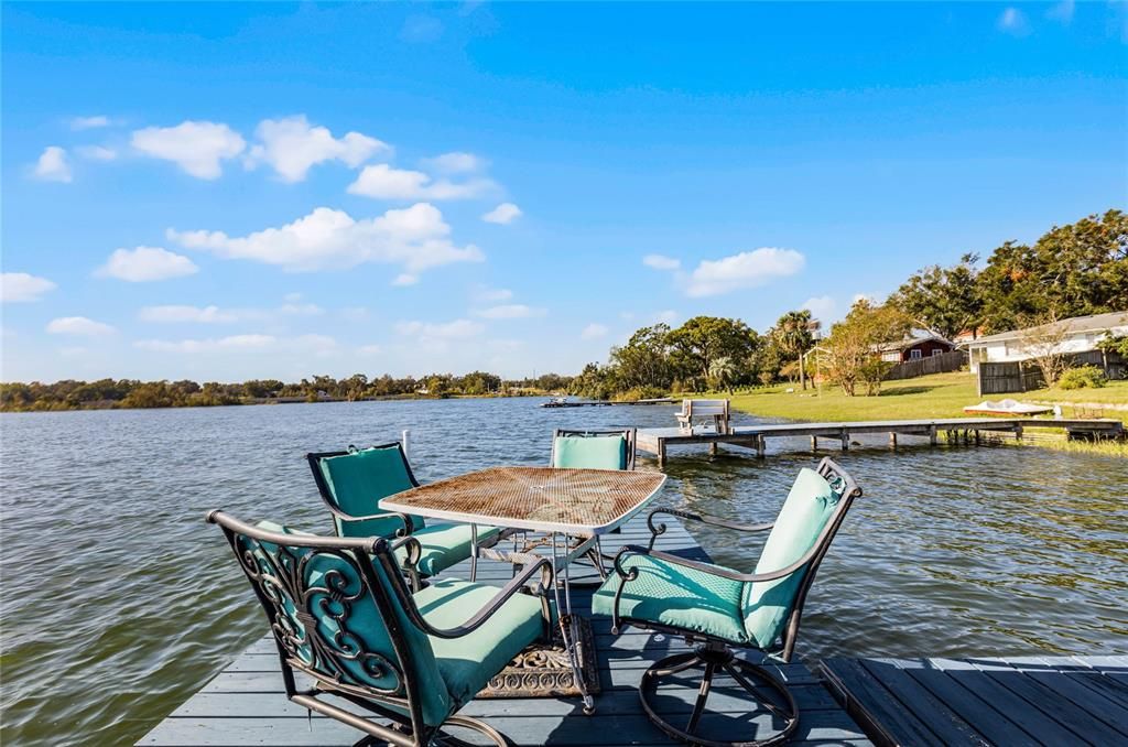 Dock View of 325 Lakefront Court