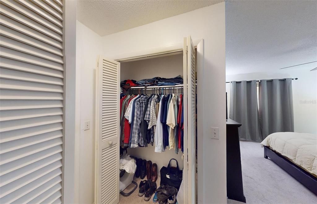 Primary closet