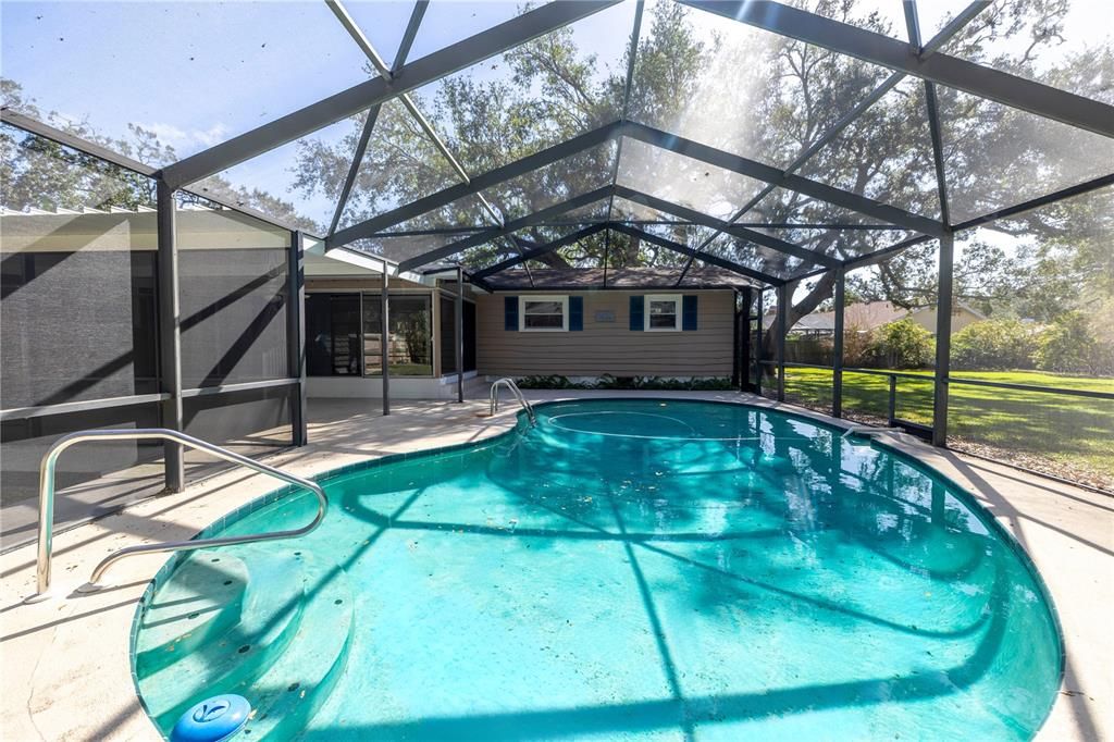 Gorgeous pool and screened enclosure.