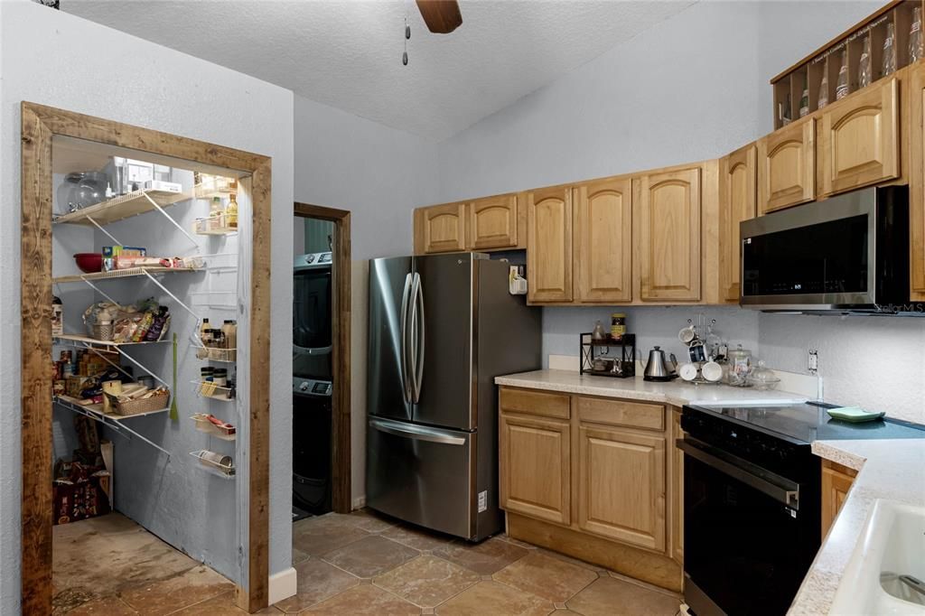 Kitchen and Expansive Pantry