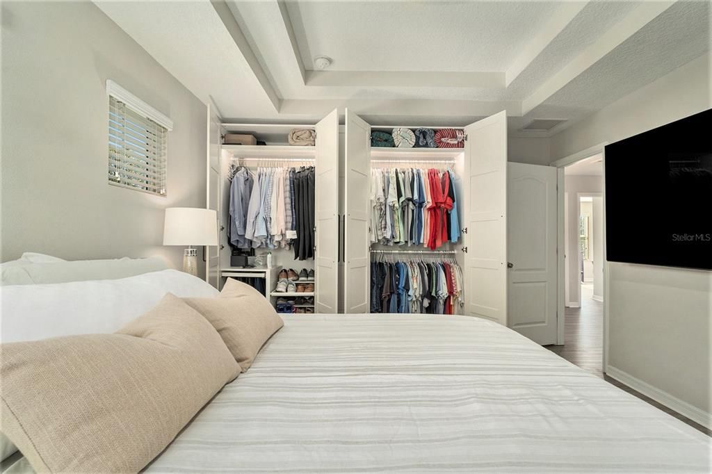 additional closet in master suite