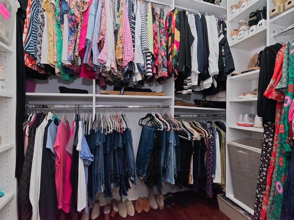 It is so nice NOT to share your closet!