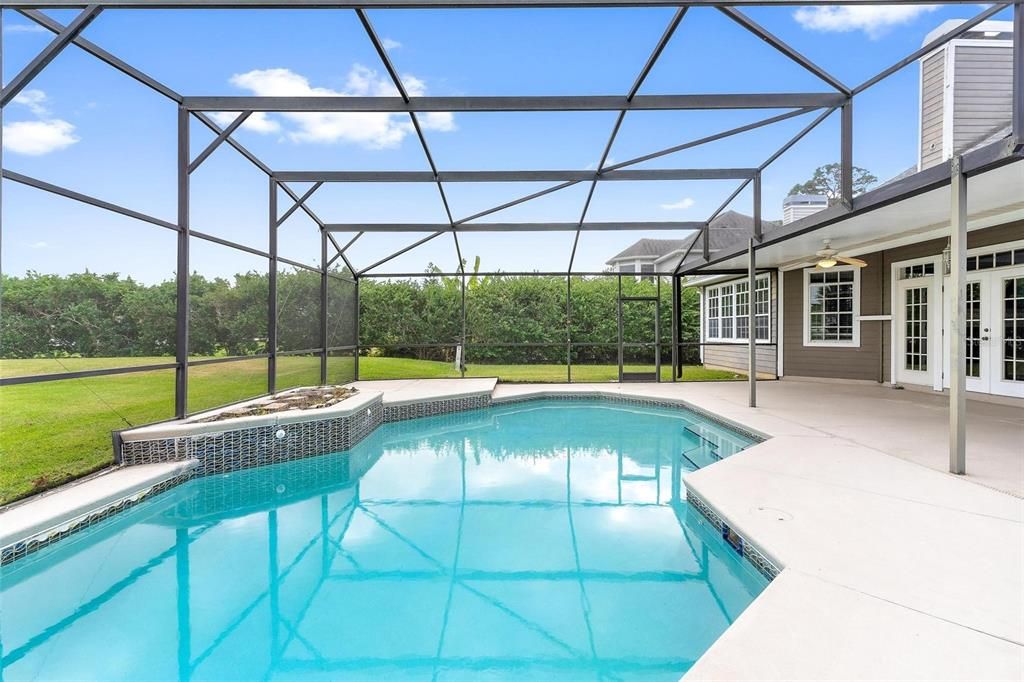 Screen Enclosed Pool Area